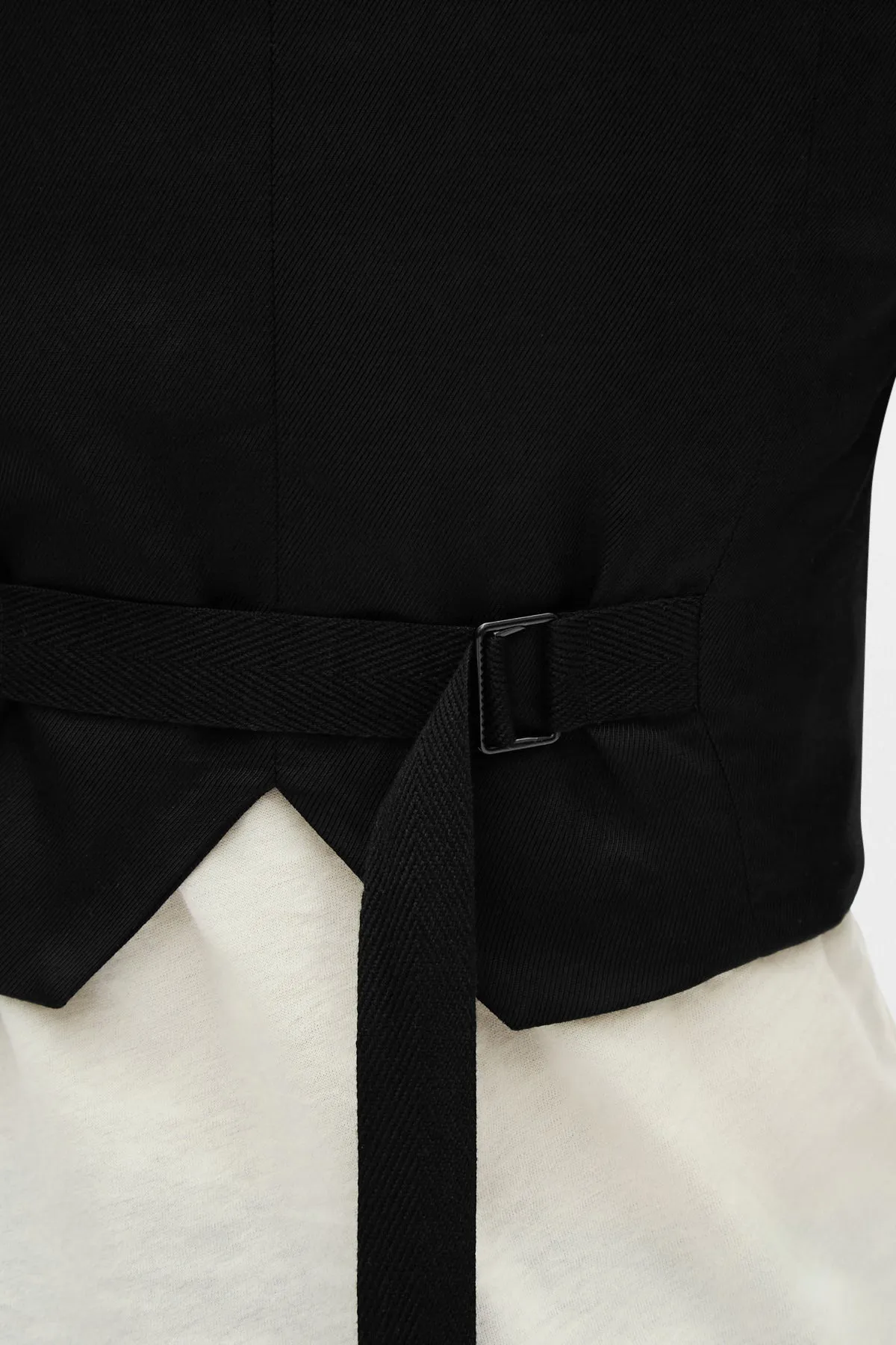 Diana Fitted Micro Waistcoat sold by Ann Demeulemeester product image thumbnail 5