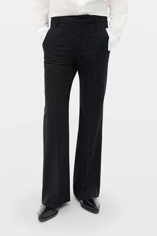 Stefan Flared Cropped Trousers made by Ann Demeulemeester