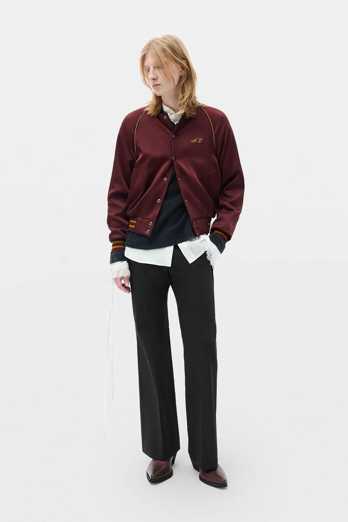 Slim Fit Raglan Bomber sold by Ann Demeulemeester product image thumbnail 4