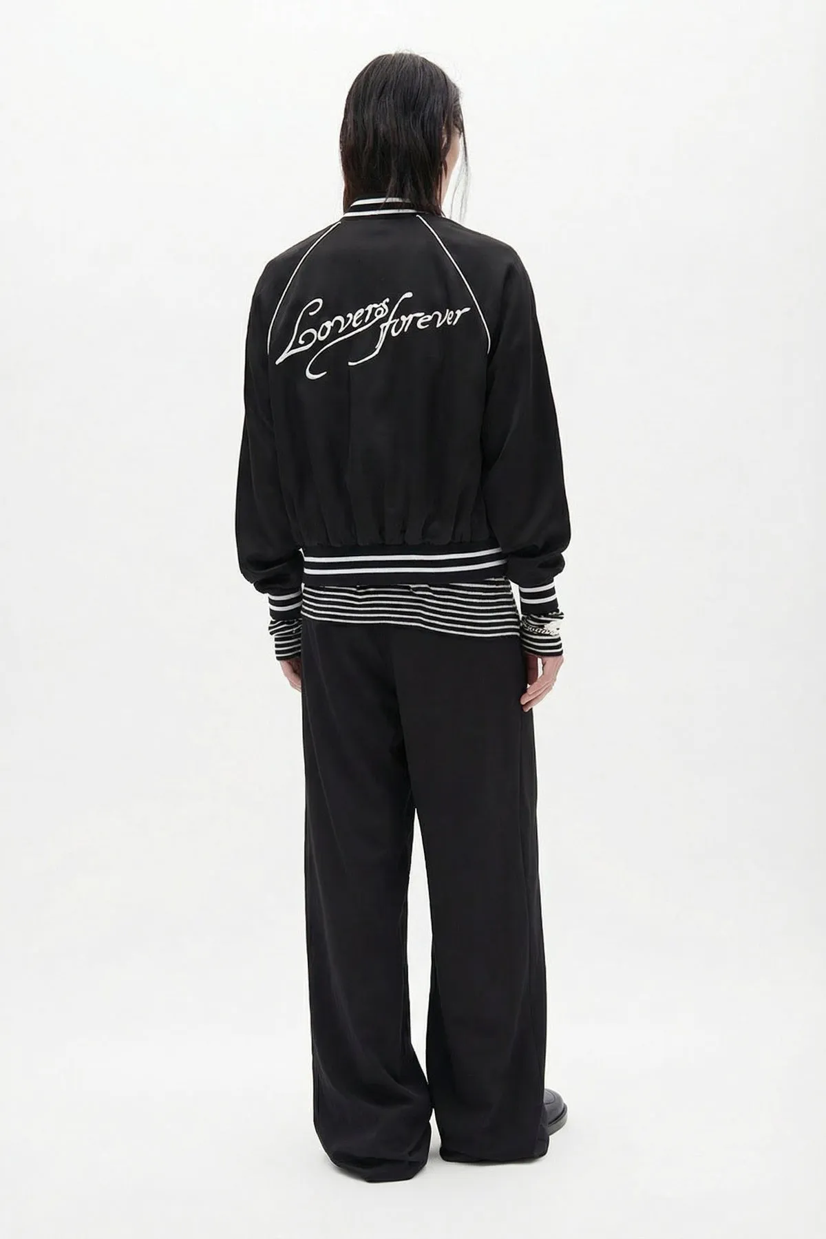 Slim Fit Raglan Bomber sold by Ann Demeulemeester product image thumbnail 4