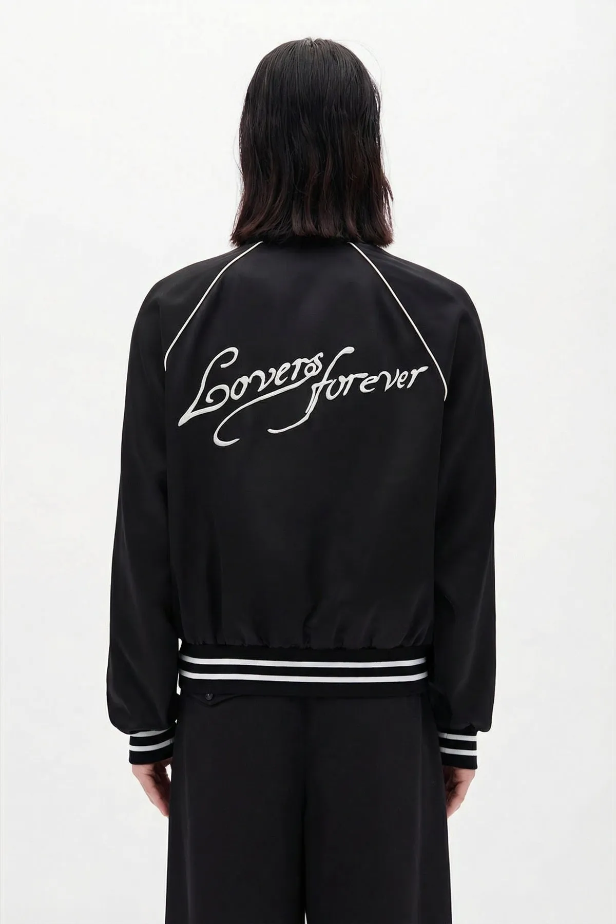 Slim Fit Raglan Bomber sold by Ann Demeulemeester product image thumbnail 3