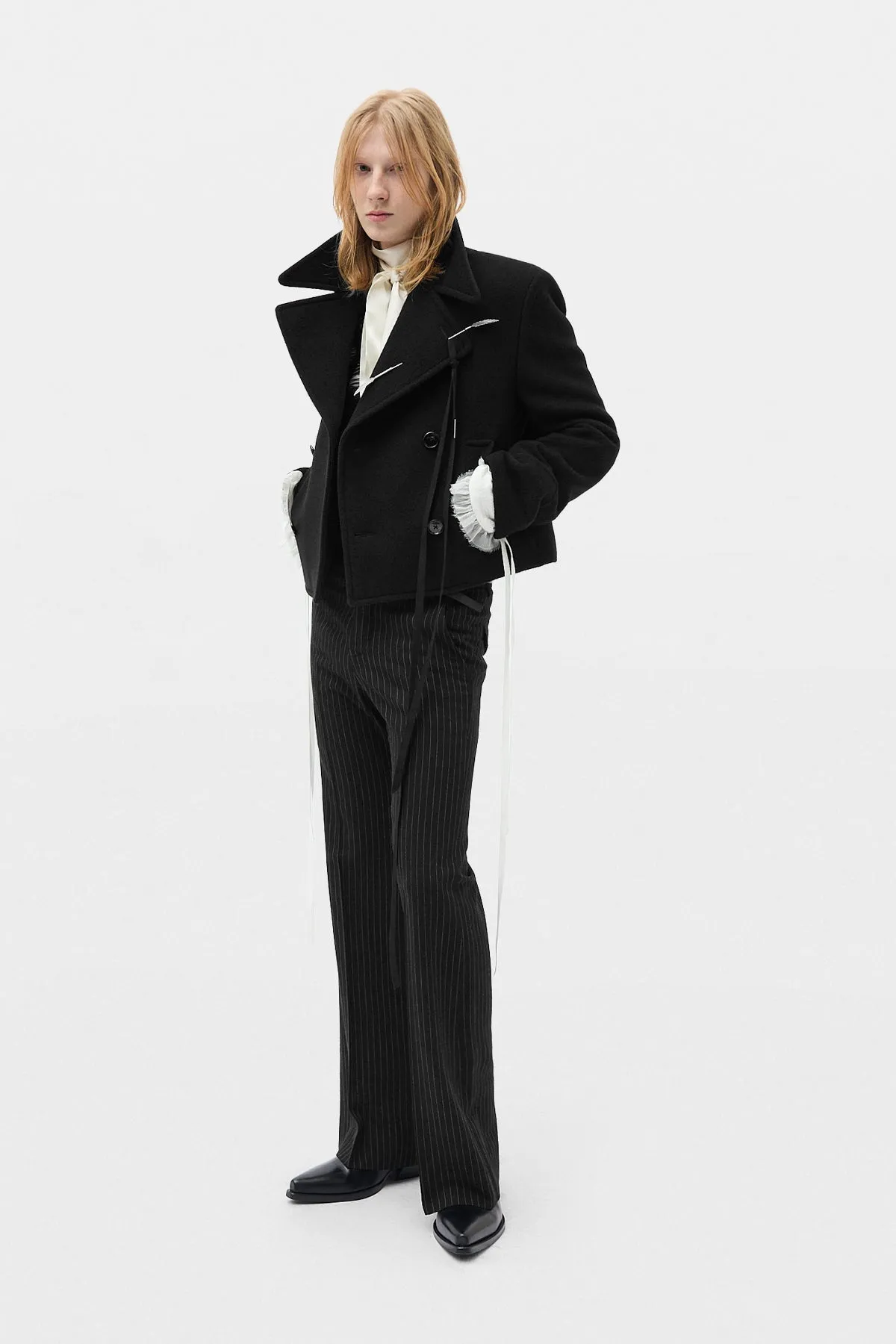 Dalmar Double-Breasted Short Caban sold by Ann Demeulemeester product image thumbnail 4