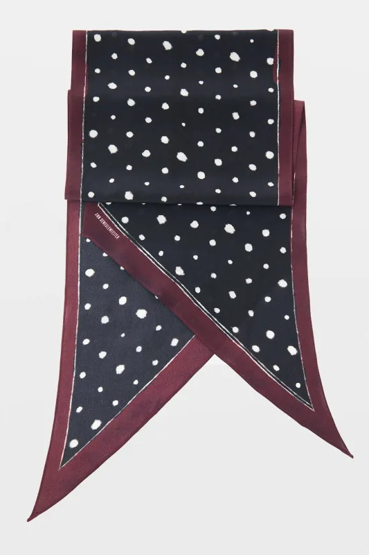 Ezo Foulard with Pois made by Ann Demeulemeester