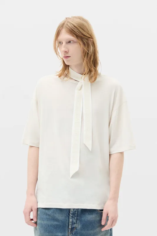 High Comfort T-Shirt With Detachable Collar made by Ann Demeulemeester