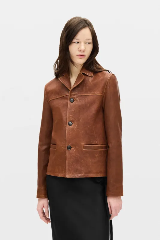 Euli Straight Caban made by Ann Demeulemeester