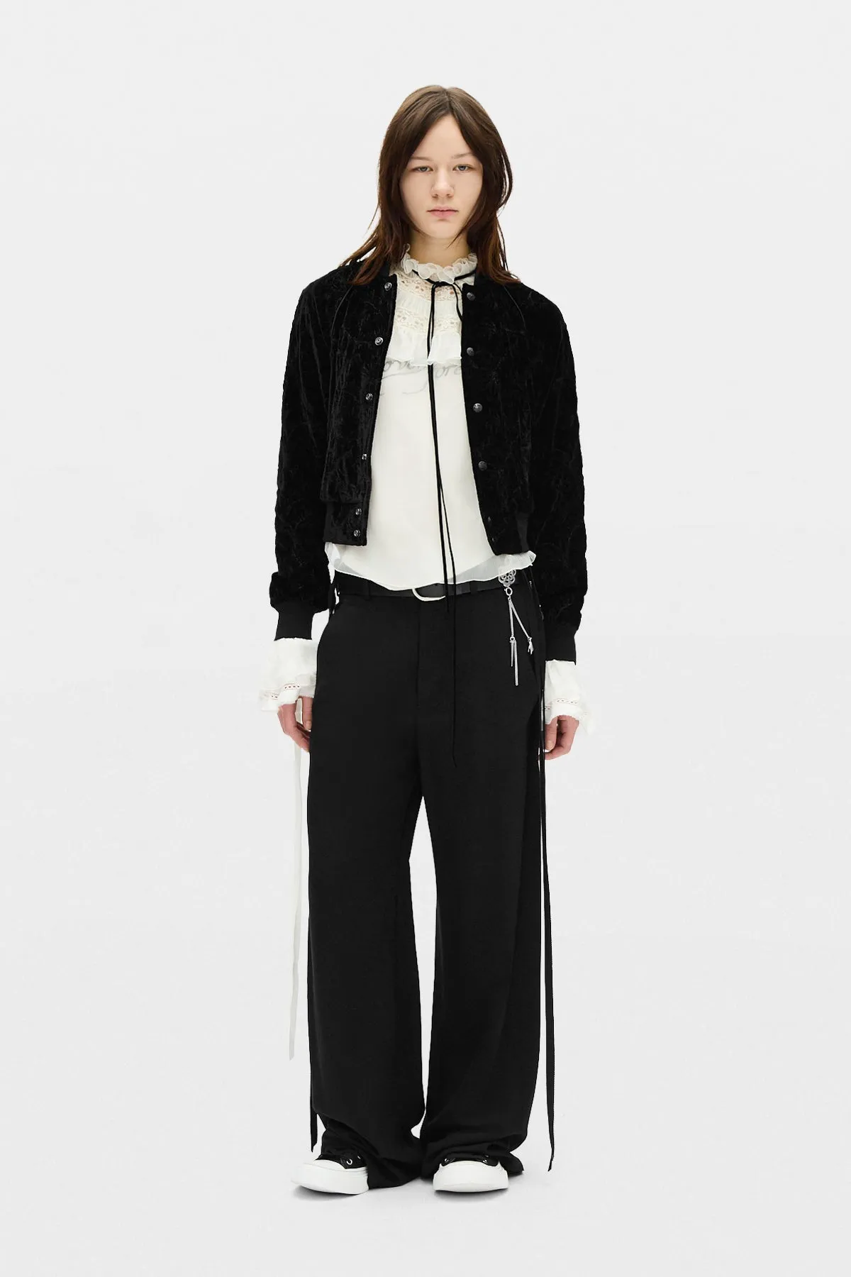Palvi Ruffle Collar Top sold by Ann Demeulemeester product image thumbnail 4