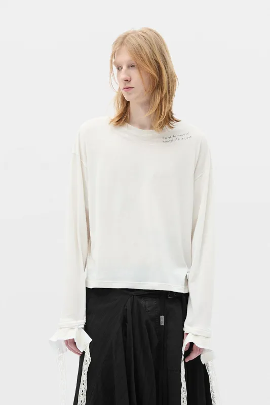 Relax Fit Boxy T-shirt With Teenage Apocalypse" made by Ann Demeulemeester