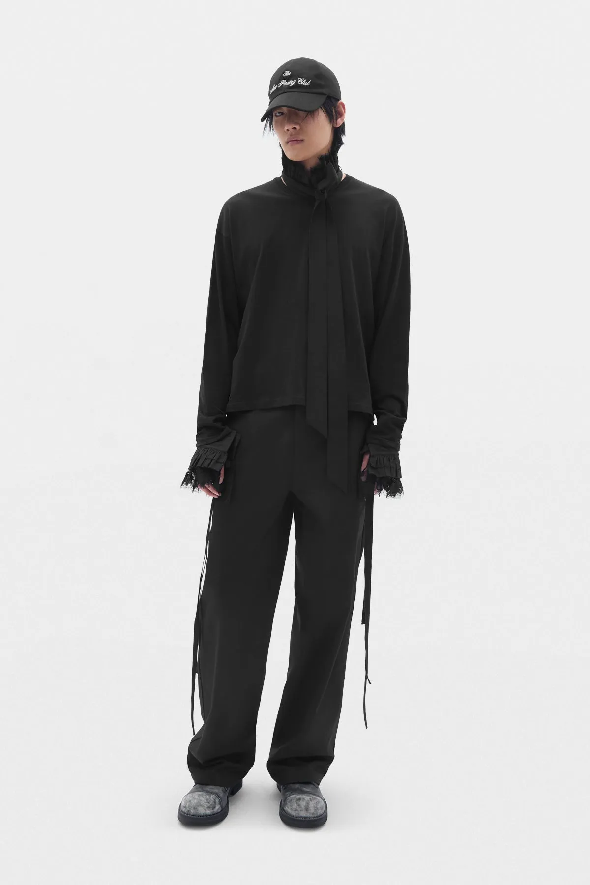 Emil Relax Fit Long Sleeve Boxy T-shirt sold by Ann Demeulemeester product image thumbnail 4