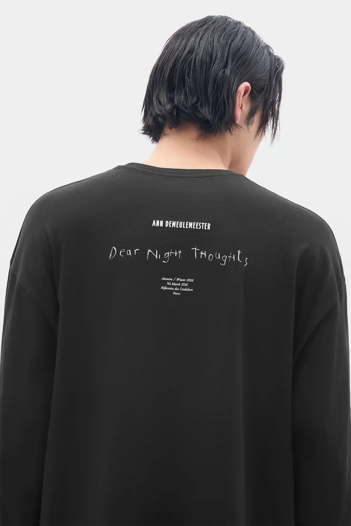 Emil Relax Fit Long Sleeve Boxy T-shirt sold by Ann Demeulemeester product image thumbnail 5