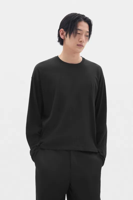Emil Relax Fit Long Sleeve Boxy T-shirt made by Ann Demeulemeester