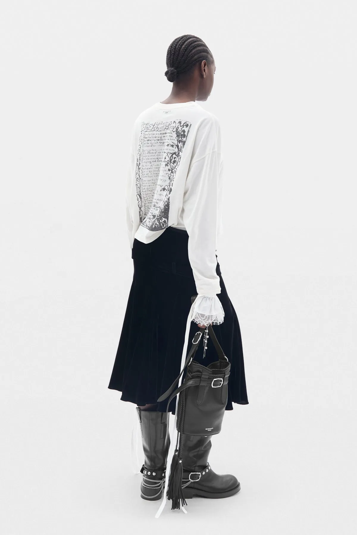 Birte Cuffs with Lace Ruffles sold by Ann Demeulemeester product image thumbnail 4