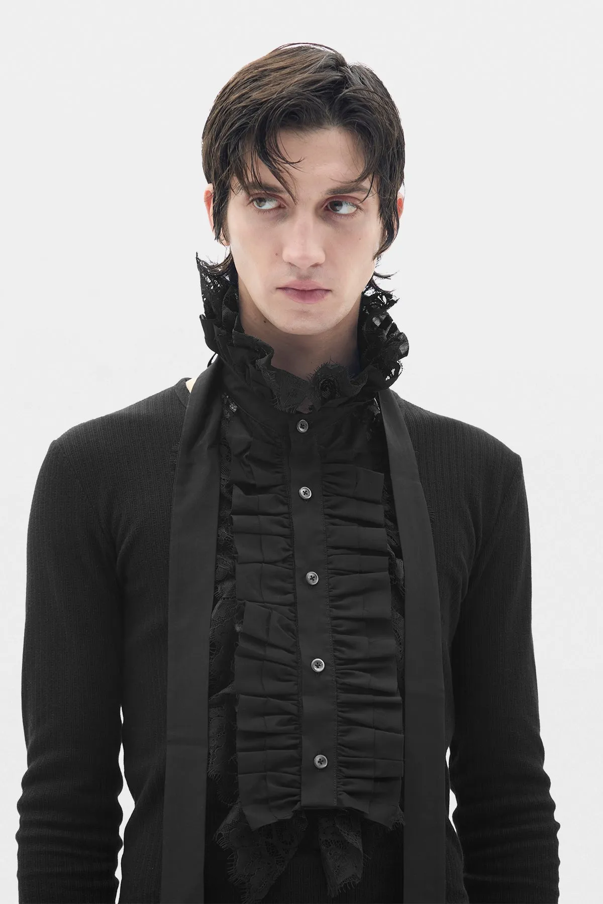 Winston Lace Ruffled Plastron sold by Ann Demeulemeester product image thumbnail 5