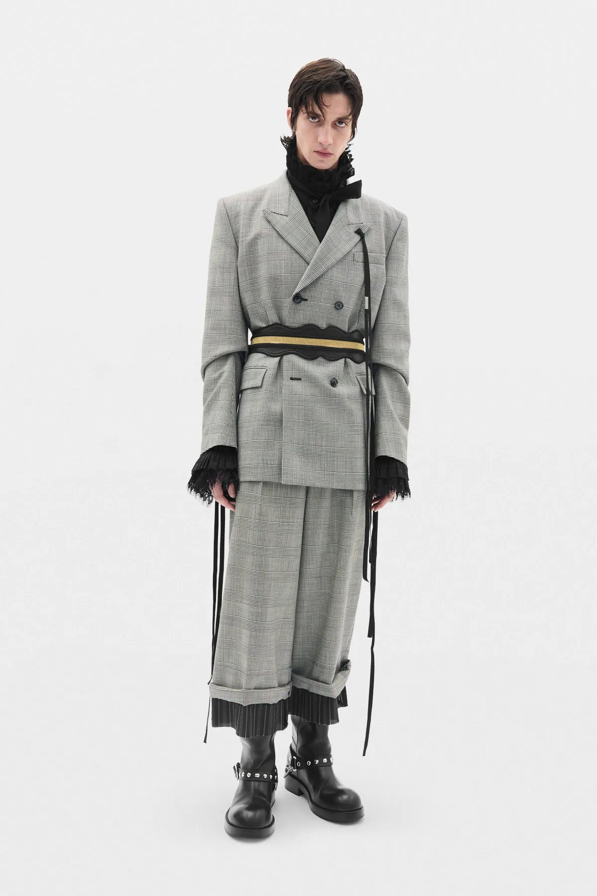 Winston Lace Ruffled Plastron sold by Ann Demeulemeester product image thumbnail 4