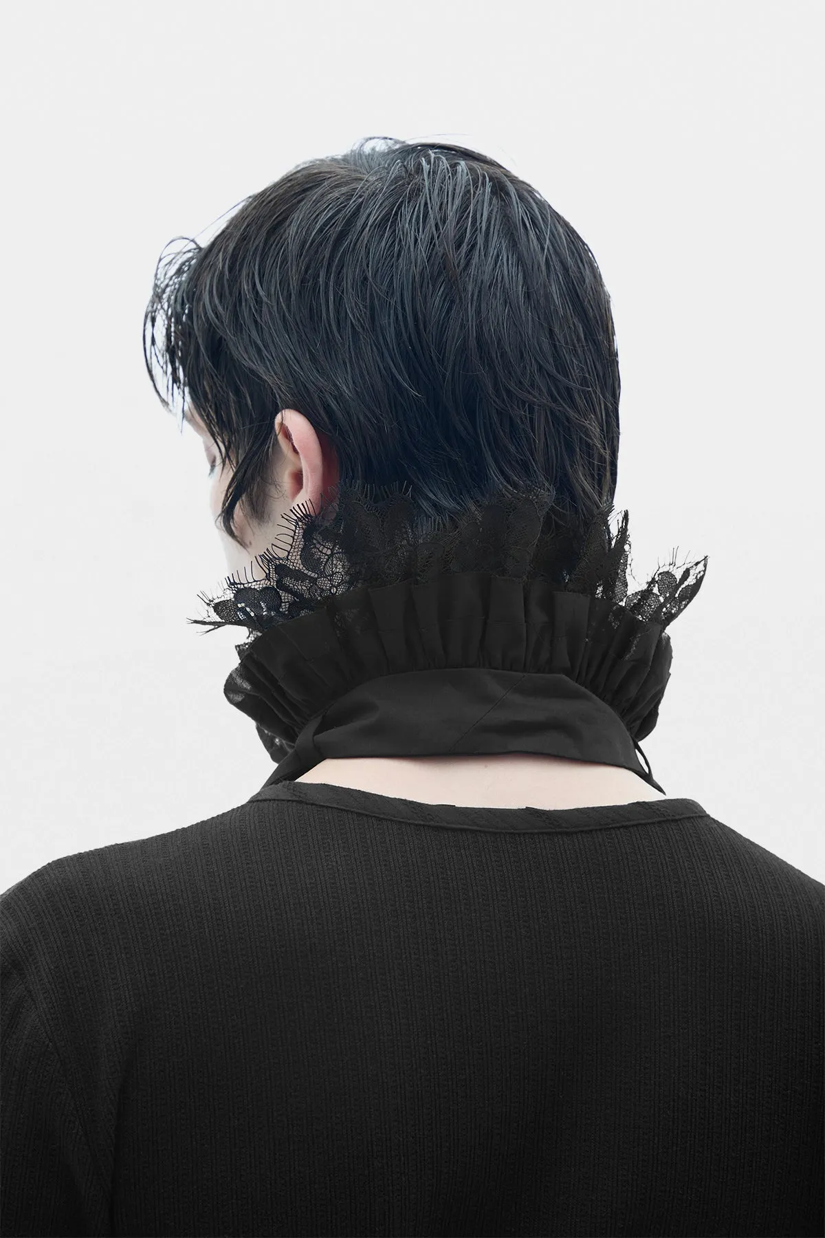 Winston Lace Ruffled Plastron sold by Ann Demeulemeester product image thumbnail 3