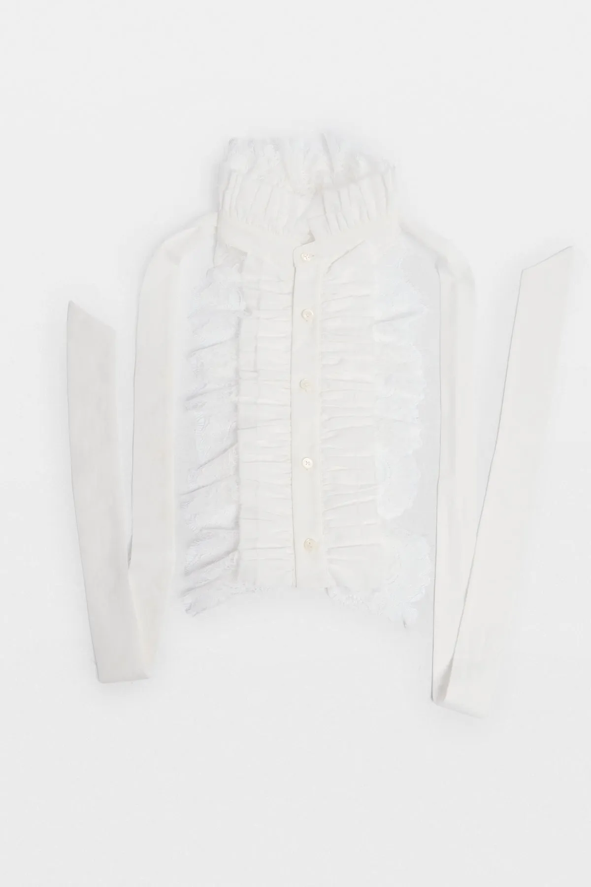 Winston Lace Ruffled Plastron sold by Ann Demeulemeester product image thumbnail 4