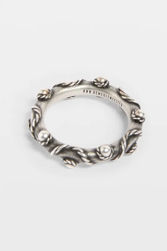 Mardon Grained Rings made by Ann Demeulemeester
