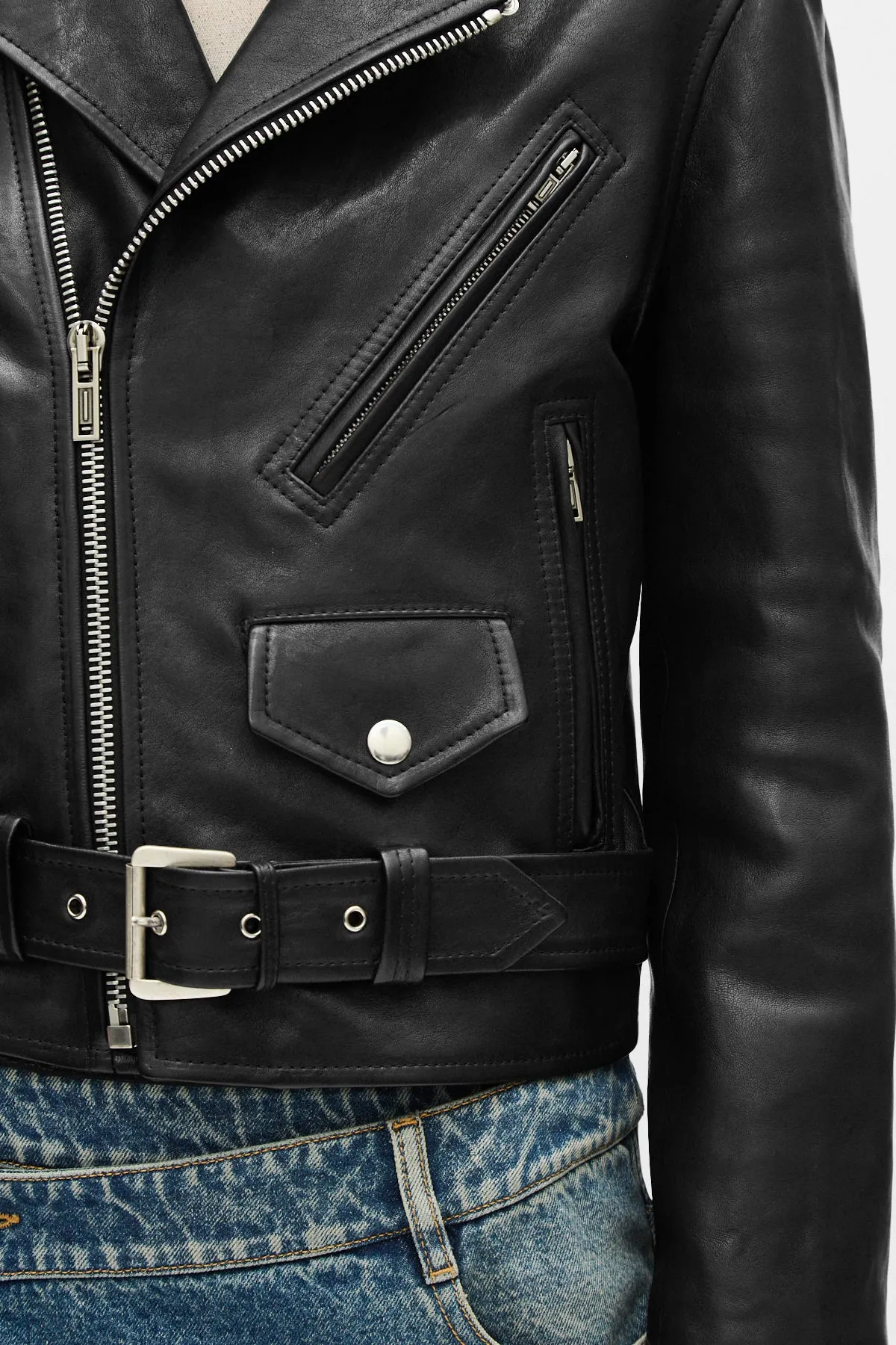 Agi Fitted Perfecto sold by Ann Demeulemeester product image thumbnail 5