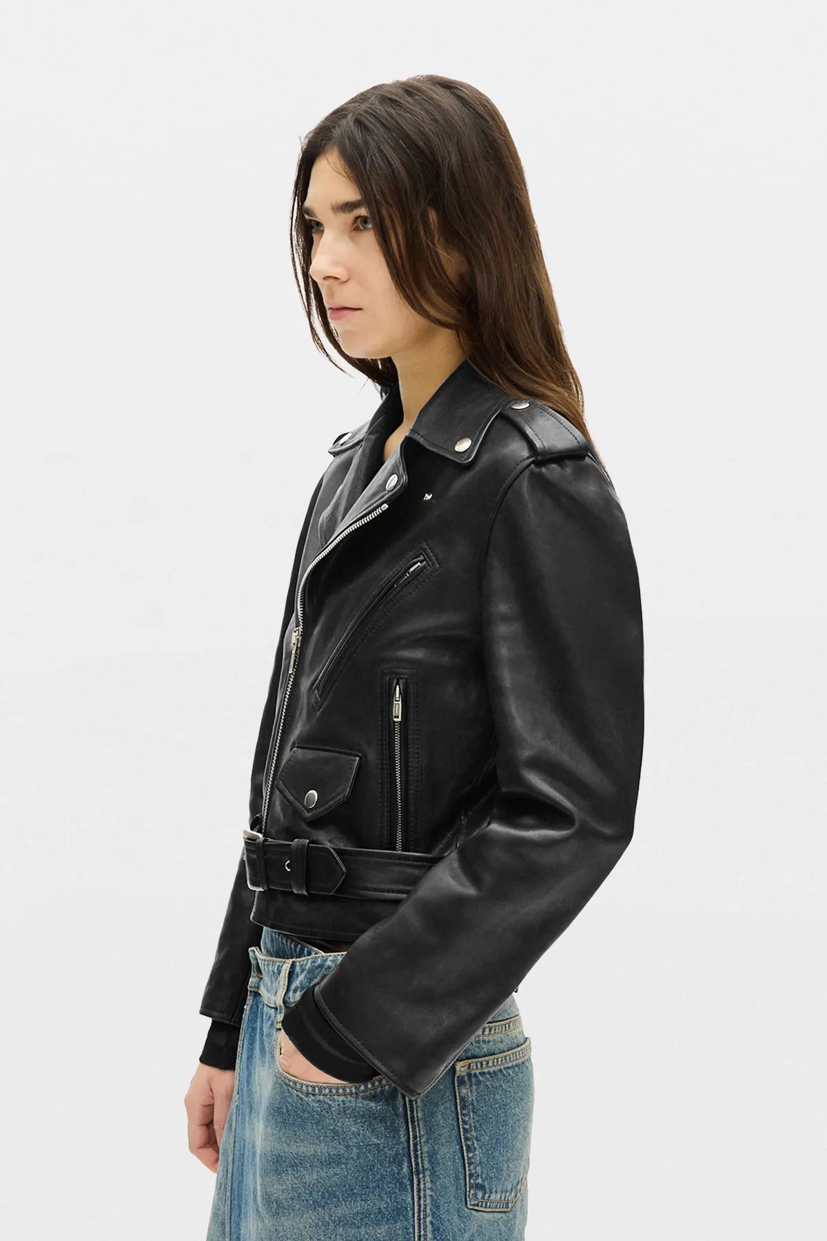 Agi Fitted Perfecto sold by Ann Demeulemeester product image thumbnail 2