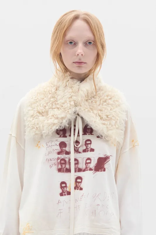 Livia Fur Collar made by Ann Demeulemeester