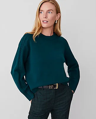 Ann Taylor Cable Sweater sold by Ann Taylor product image thumbnail 2