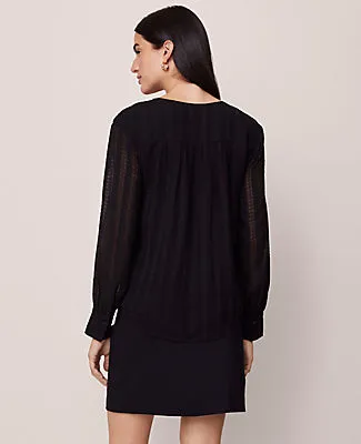 Ann Taylor V-Neck Popover Top sold by Ann Taylor product image thumbnail 2