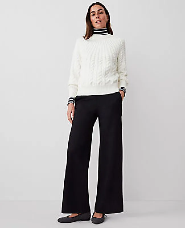 Ann Taylor Weekend Collection Ponte Straight Leg Pant sold by Ann Taylor