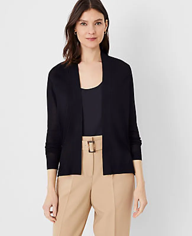 Ann Taylor Petite Lightweight Open Cardigan sold by Ann Taylor