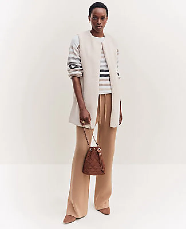 Ann Taylor Quilted Drawstring Bucket Bag sold by Ann Taylor