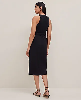 Ann Taylor Petite Halter Wrap Midi Dress sold by Ann Taylor product image thumbnail 2