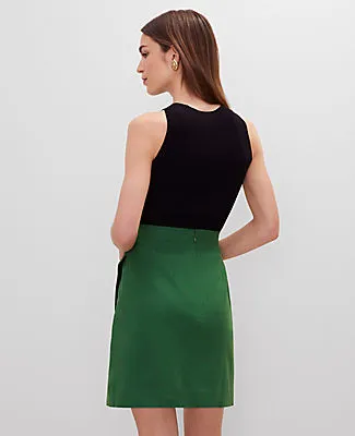 Ann Taylor Linen Blend Sarong Wrap Skirt sold by Ann Taylor product image thumbnail 2