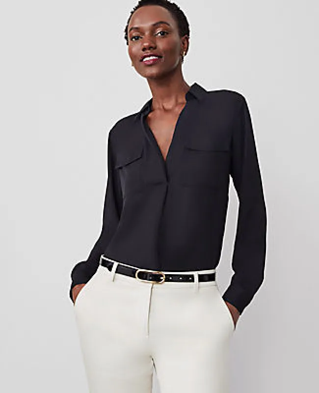 Ann Taylor Camp Shirt sold by Ann Taylor