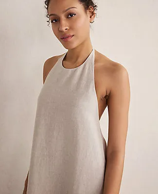Ann Taylor Haven Well Within Linen Halter Midi Dress sold by Ann Taylor product image thumbnail 3
