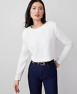 Ann Taylor Crew Neck Blouse sold by Ann Taylor