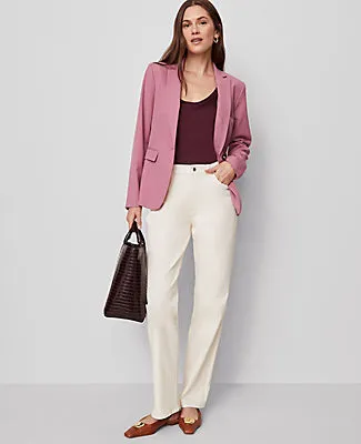 Ann Taylor The Petite One-Button Blazer sold by Ann Taylor product image thumbnail 4