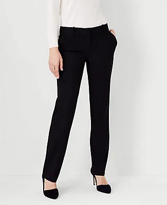Ann Taylor The Petite Straight Pant In Seasonless Stretch sold by Ann Taylor