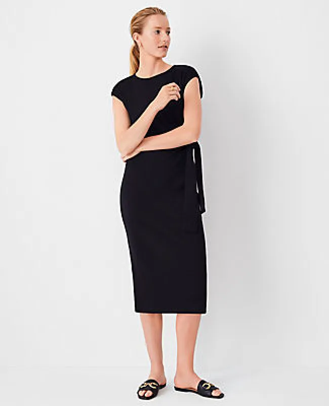 Ann Taylor Petite AT Weekend Column Midi Dress sold by Ann Taylor