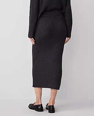 Ann Taylor Weekend Collection Ribbed Sweater Skirt sold by Ann Taylor product image thumbnail 3