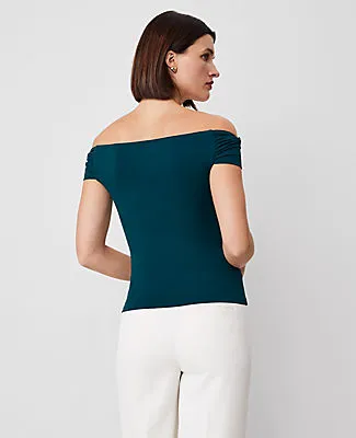 Ann Taylor Asymmetric One-Shoulder Top sold by Ann Taylor product image thumbnail 2