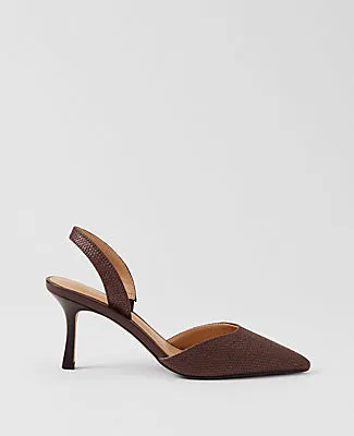 Ann Taylor Kerry Straw Pump sold by Ann Taylor