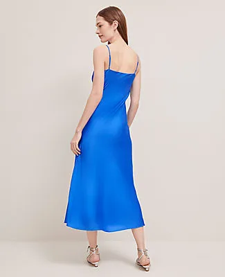 Ann Taylor Petite Satin Slip Dress sold by Ann Taylor product image thumbnail 2