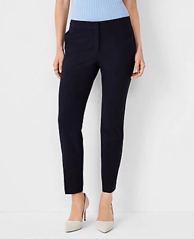 Ann Taylor The Petite Ankle Pant In Seasonless Stretch - Curvy Fit sold by Ann Taylor