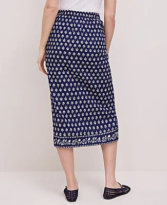 Ann Taylor Petite Weekend Collection Petaled Sarong Skirt sold by Ann Taylor product image thumbnail 3