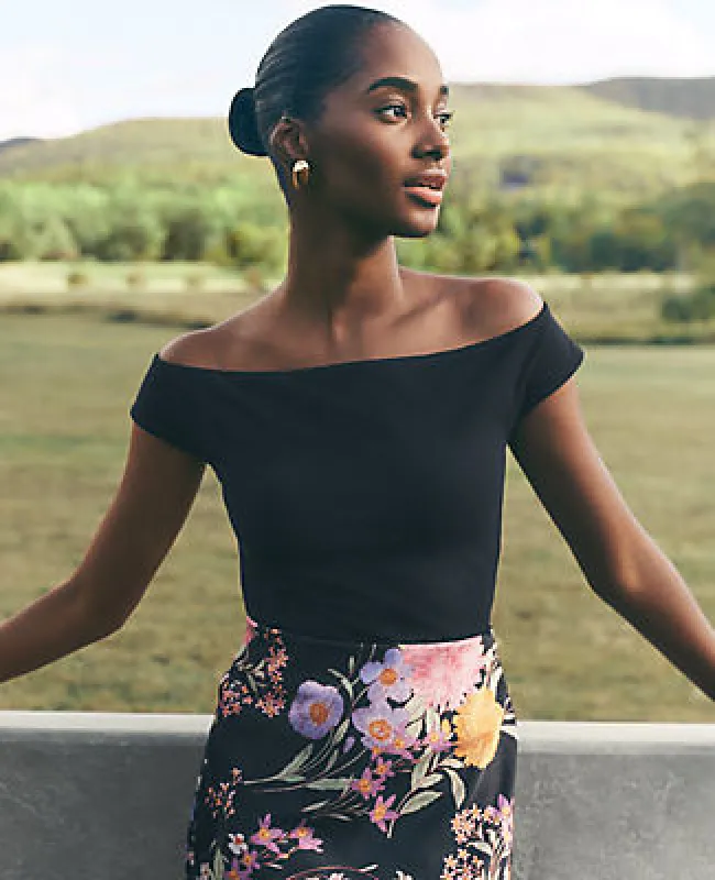 Ann Taylor Off-The-Shoulder Top sold by Ann Taylor