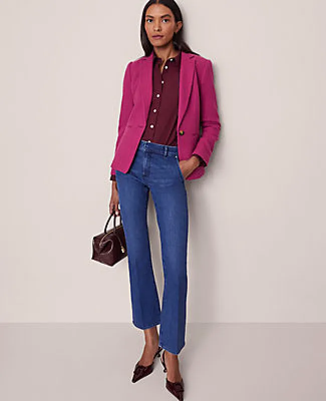 Ann Taylor The Petite Hutton Blazer in Tweed sold by Ann Taylor