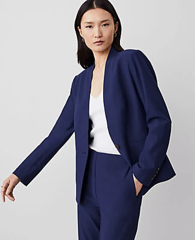 Ann Taylor The Cutaway Blazer in Bi-Stretch sold by Ann Taylor