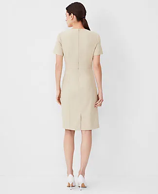 Ann Taylor The Short Sleeve Sheath Dress in Bi-Stretch sold by Ann Taylor product image thumbnail 2