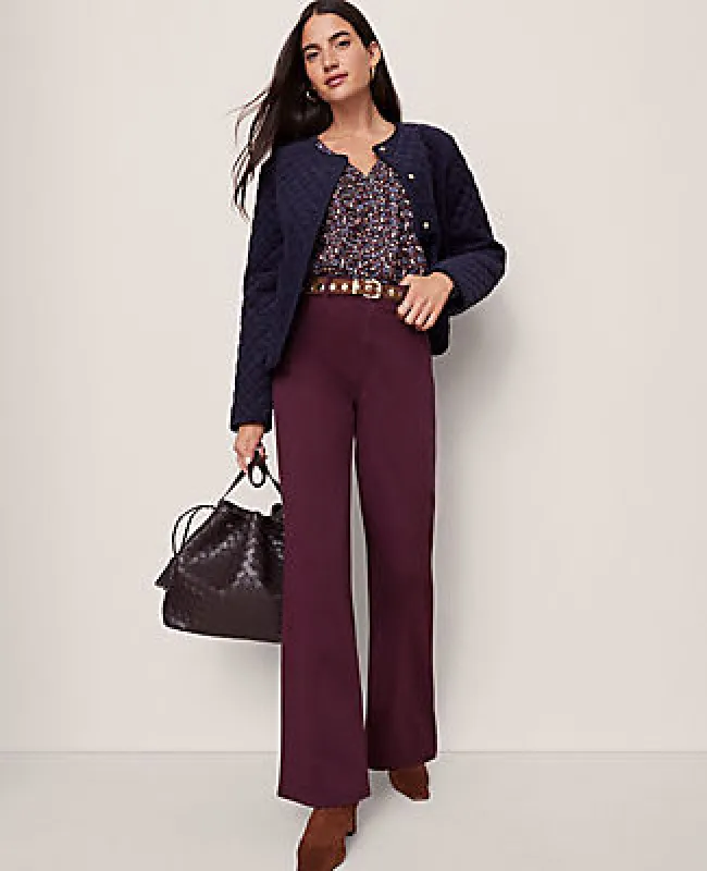 Ann Taylor Petite Weekend Collection Go-Everywhere Flare Pant sold by Ann Taylor
