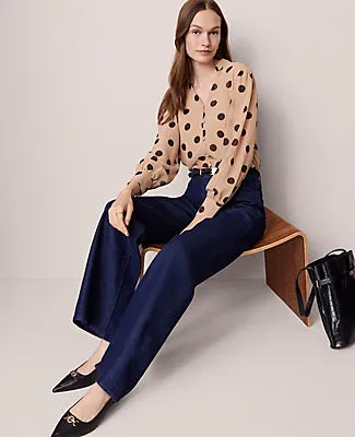 Ann Taylor The Wide-Leg Jean sold by Ann Taylor product image thumbnail 4