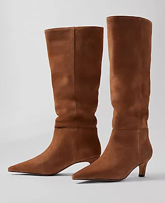Ann Taylor Suede Tall Boot sold by Ann Taylor product image thumbnail 2