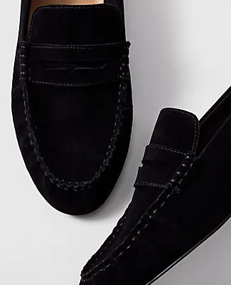 Ann Taylor Gathered Suede Loafer sold by Ann Taylor product image thumbnail 2